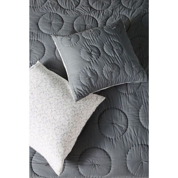 New Anthropologie Auxterre Reversible Euro Sham 26" X 26"